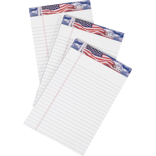 Writing Tablets,Jr. Lgl Ruled,5"x8",50 Sht/PD,3/PK,WE
