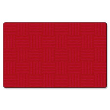 Hashtag Solid Color Rug, 6'x8'4, Cherry