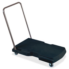 Office Cart, 250lb., 20-1/2"x32-1/2", Black