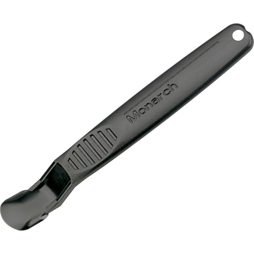 Label Scraper, Plastic, 3/4"x5-5/8", Black