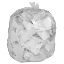 Can Liners,40-45 Gal,10mic/.39mil,40x46,250/CT,Translucent