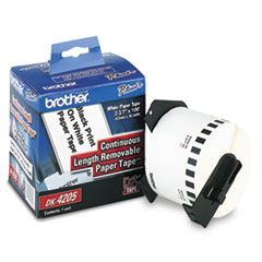 Continuous Tape Roll, Paper, Wide, 2-3/7"x100', White