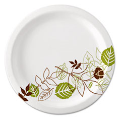 Plates, Heavy Weight, 8-1/2, 125/PK, Pathways/White