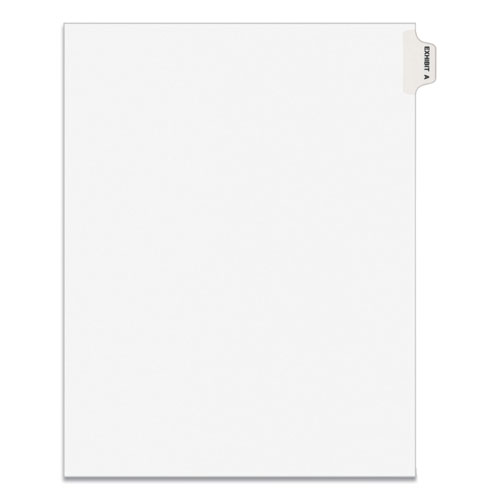 Alphabetical Divider, "A", Side Tab, 8-1/2"x11", WE