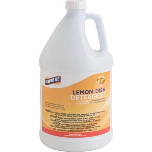 Dishwashing Liquid, 1 Gallon, Lemon Scent