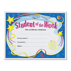 Student of the Week Award, 8-1/2"x11", Ready to Frame