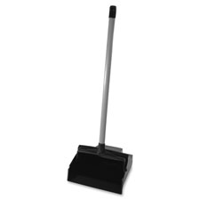 LobbyMaster Dust Pan,w/PVC Handle,11"x12"x34",BKSR