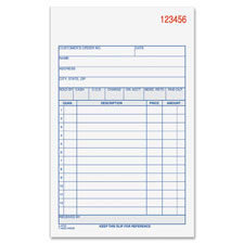Sales Order Book, 3-Part, 5-9/16"x8-7/16", 50/Book