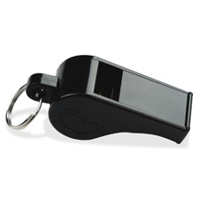 WHISTLE,PLASTIC,BK