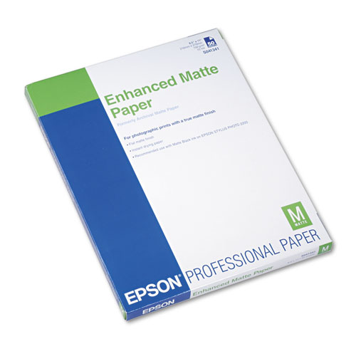 Photo Paper, Matte, 49 lb, 10.3 mil,8-1/2"x11", 50/PK, WE