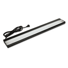 Overhead Task Lamp,2 Lights,9'Cord,36-3/8"x6-7/8"x1-5/8",BK