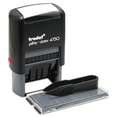 Date Stamp Kit, Do-It-Yourself, 1"x1-5/8" Imp, Gray