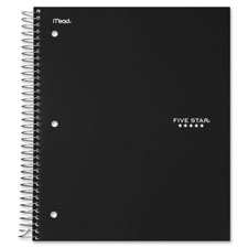 NOTEBOOK,FS,3SB,8.5X11.5,BK