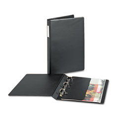 D-Slant Legal Binder, 3 Ring, 1" Capacity, 14"x8-1/2", Black