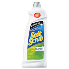 Soft Scrub Cleanser, w/Bleach, Antibacterial, 36oz.