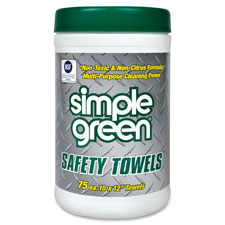 Multipurpose Cleaning Towels,10"x11-3/4, 75 Wipes