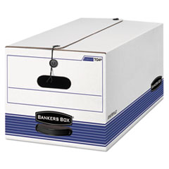 Stor/File Boxes, Letter, 500 lb, 12"x24"x10", 12/CT, White