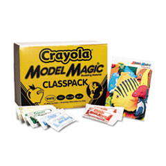 Modeling Clay, 75-1 oz. Packs, White/Red/Blue/Yellow