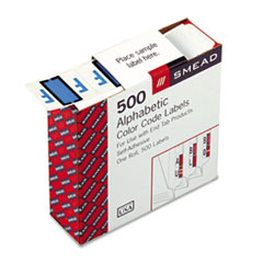 Color Code Labels, "F", 1"x1-1/4", 500/RL, Blue