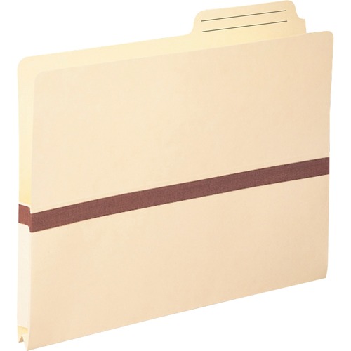 Economy File Pockets, 1" Exp, Ltr, 11-3/4"Wx9-1/8"H, Manila