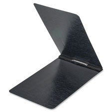 Report Cover, Pressboard, Prong Clip, LGL, 2" Cap, Black