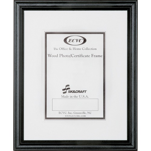 Wood Frame, Enamel, 8-1/2"x11", 12/BX, Black