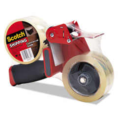 Packaging Tape,2 Rolls With Dispenser,1-7/8"x54.6Yds,Clear