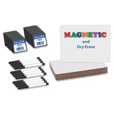 Dry-Erase Board, 9"x12", 12/PK, White