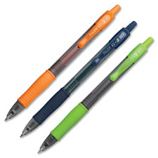 Gel Pen, Retractable, Rubber Grip, Fine Pt, Pink