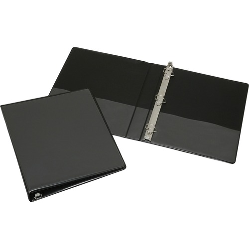 Slant D-Ring View Binder, 1" Capacity, Black