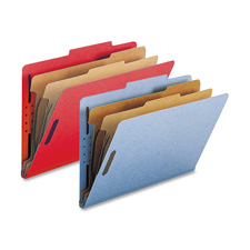 Classification Folders,w/ Fstnrs,2 Dvdrs,Legal,10/BX,DBE