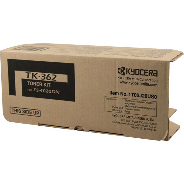 Genuine OEM Kyocera Mita TK-362 Black Toner Cartridge (20000 page yield)
