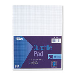 PAD,QUAD,8X8 RULED,50SH,WE