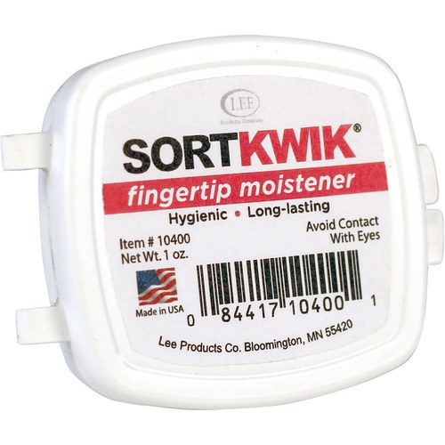 Fingertip Moistener, Nonskid Base, 1oz.