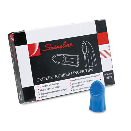 Gripeez Finger Tips, One Size, Blue