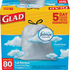 BAGS,TRASH,FRSH CLN,13GAL
