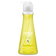 Method Dish Soap, 18oz., Lemon Scent, Light Yellow