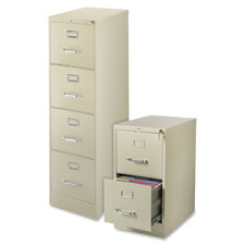 Vertical File, 22" Deep, Comm, 2-Dwr, 15"x22"x28-3/8", PY