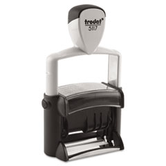 Date Stamp, 12 Message/Buss Phrases, 3/8"x2-1/4", Black