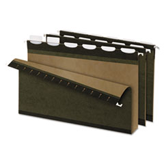 Box Bottom Hanging Folders,w/Ready Tabs,Lgl,20/BX,Std Green
