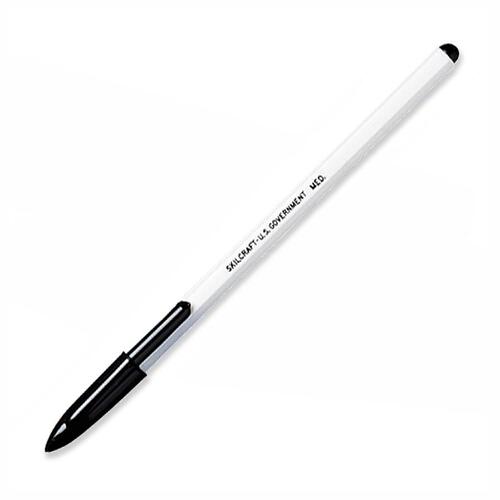 Stick Pen, Nonrefillable, Medium Point, Black Ink