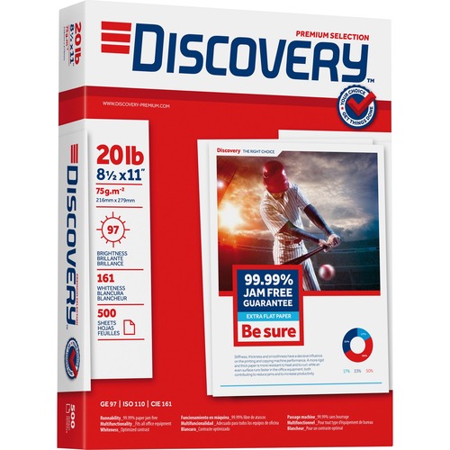 Multipurpose Paper,8-1/2"x11", 20 Lb,97 GE, 5000Sht/CT,WE