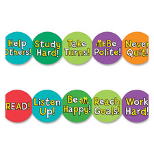 Be Your Best Border, 3"x36", 12/PK, Ast
