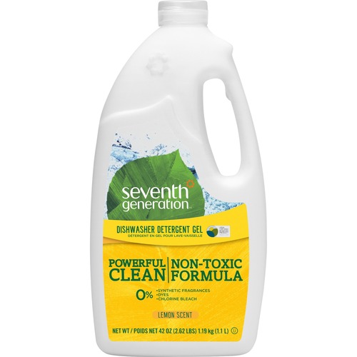 Dishwasher Gel, Natural, 42oz., Lemon Scent