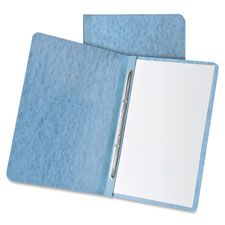Report Cover,Pressboard,Prong Clip,Letter,3" Cap,Dark Blue