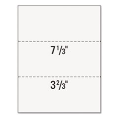 Office Paper, 2 Perfs/PG, LTR, 20 lb, 500/RM, WE