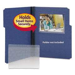 Poly Pockets, Self Adhesive, Size 6-1/4"x4-9/16", 100/BX, CL