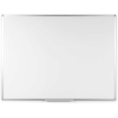 Bi-silque  Dry-Erase Board, Magnetic, 24"Wx36"Lx1/2"H, AM Frame
