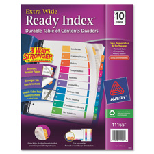 INDEX,DVDR,EW,LTR,8CLR/ST