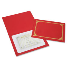 Certificate Hodler, 8-1/2"x11", Green